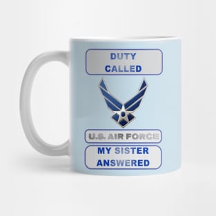 DutyCalledAirForce Sister Mug